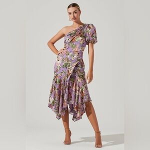 Astr | Dresses | Pleated Bustier Midi Dress | Poshmark
